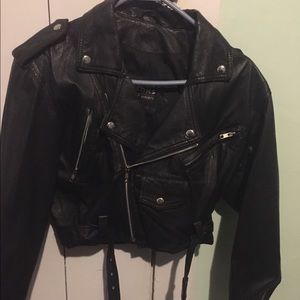 leather motorcycle jacket